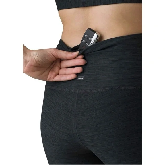 Prana Kimble Capri Charcoal Gray Size Large - Picture 3 of 12